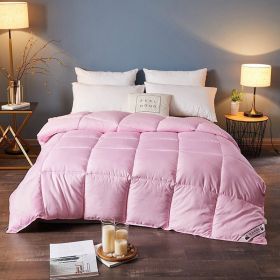 Down Duvet, Winter Duvet, Goose Down Duvet Core, Air Conditioner (Option: Pink-150x200cm-8)