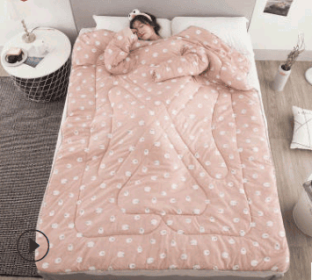 Winter Lazy Quilt with Sleeves (Option: A150x200CM)